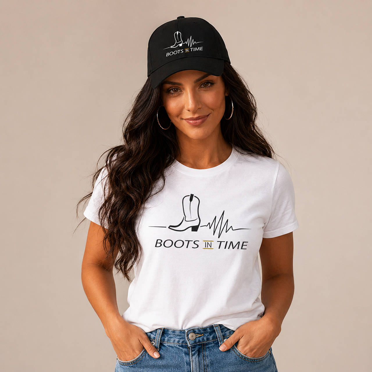 Boots In Time Logo Trucker Cap | Dark Colours